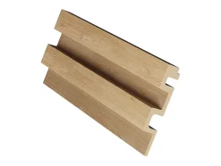 Panneau mural 3D - Pack de 2.83 m² - Coloris bois naturel - Lot de 8 pièces - FLINT-Vente-unique Online