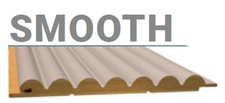 Hardwarexchange Panneau mural 3D en MDF massif Gris mat de 2760 mm X 750 mm SMOOTH WAVY