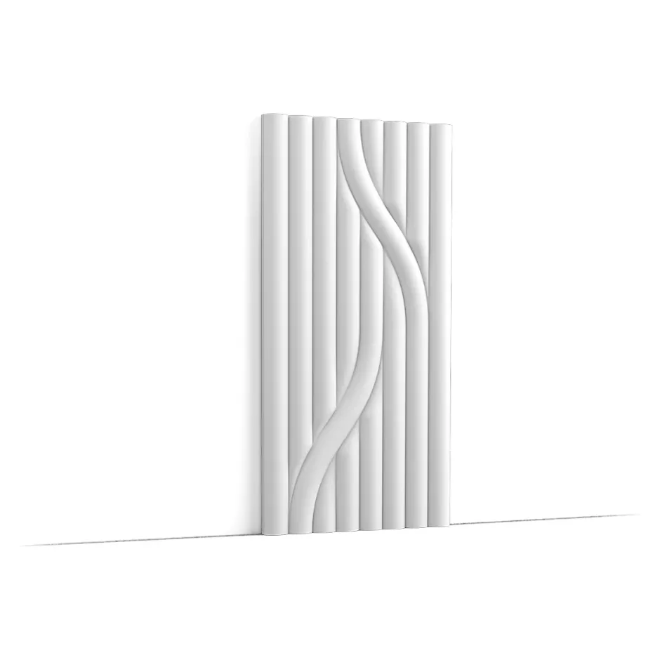 Orac Decor Panneau mural 3D motifs fluides - - L200xp1.6xH25cm - W213