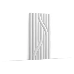 Orac Decor Panneau mural 3D motifs fluides - - L200xp1.6xH25cm - Carton complet 8 panneaux - W213