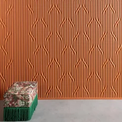 Orac Decor Panneau mural 3D motifs fluides - - L200xp1.6xH25cm - Carton complet 8 panneaux - W213