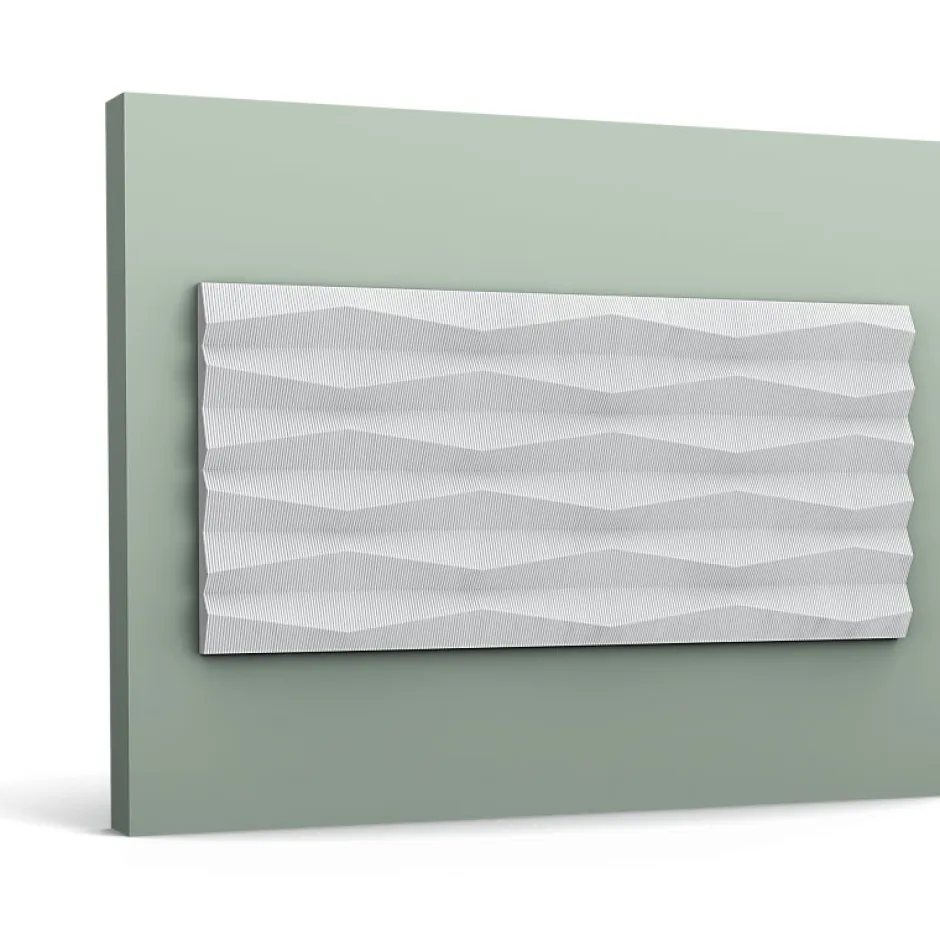 Panneau mural 3D RIDGE W112, L200 x H25 x l1.9 cm-Orac Decor Hot