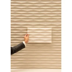 Panneau mural 3D RIDGE W112, L200 x H25 x l1.9 cm-Orac Decor Hot