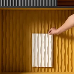 Panneau mural 3D RIDGE W112, L200 x H25 x l1.9 cm-Orac Decor Hot