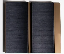 Lamelio Panneau Mural Décoratif - Anthracite- effet tissus