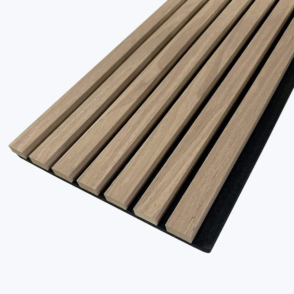 Panneau Mural Décoratif (effet tasseaux) - Coloris Bois Naturel-Lamelio New