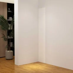 Panneau mural de douche Blanc 40 x 210 cm mural aluminium - Étanche, durable et facile à nettoyer-AICA Sanitaire Sale