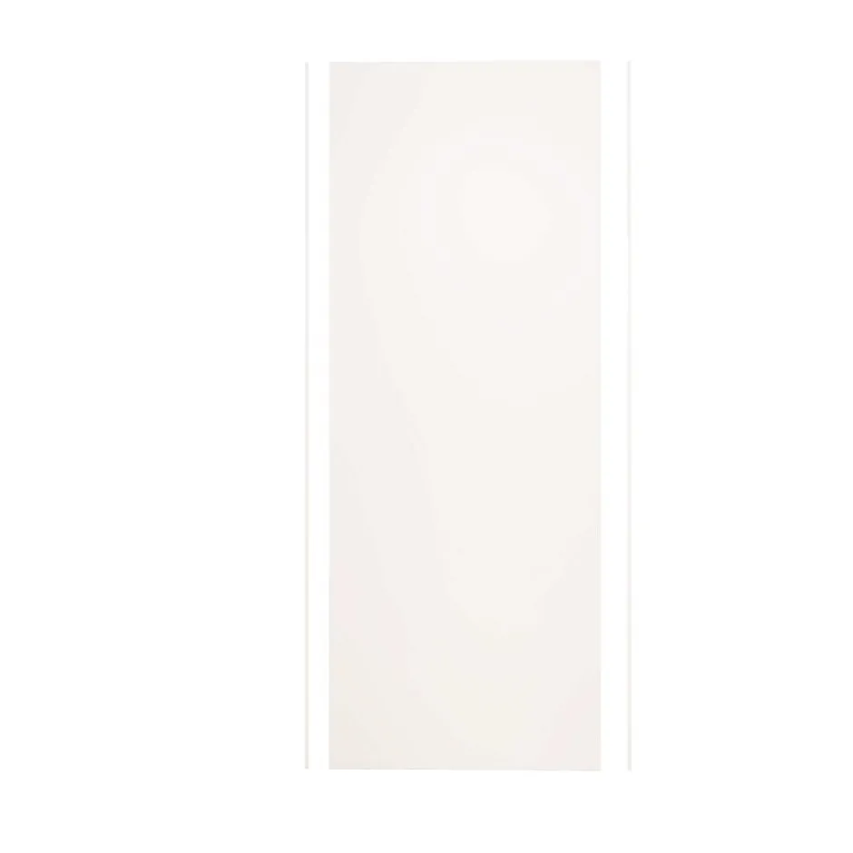 Panneau mural de douche Blanc 90 x 210 cm mural aluminium avec 1 profile - Étanche, durable et facile à nettoyer-AICA Sanitaire Discount