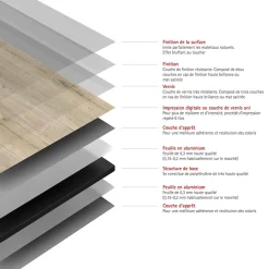 Schulte Panneau mural de salle de bains l.100 x H.210 cm, effet chêne vieilli, DecoDesign