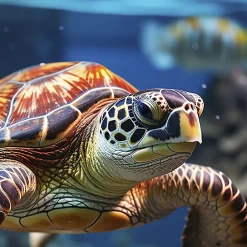 Schulte Panneau mural de salle de bain l.90 x H.210 cm, motif tortue, DécoDesign