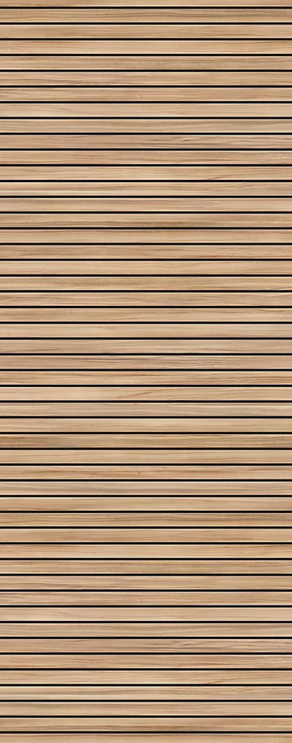 Schulte Panneau mural de salle de bains l.100 x H.255 cm, effet tasseaux bois chêne horizontal, DécoDesign Japandi