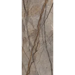 Schulte Panneau mural de salle de bain l.100 x H.255 cm, marbre marron, Décodesign vendu par 2