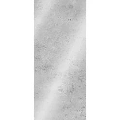 Panneau mural de salle de bains l.100 x H.210 cm, pierre gris clair brillant, Décodesign Brio vendu par 2-Schulte