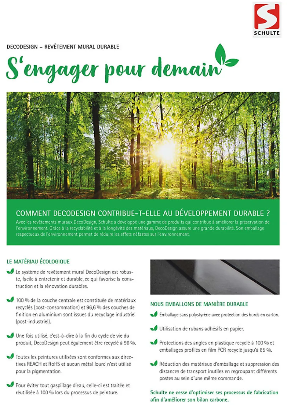 Panneau mural de salle de bains l.100x255 cm, décor bois, Décodesign vendu par 2-Schulte Best