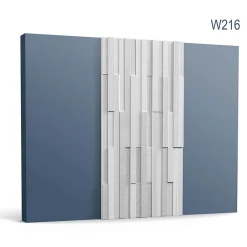 Panneau mural design fragmenté - - L200xp1.6xH25cm - W216-Orac Decor Best