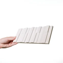 Panneau mural design fragmenté - - L200xp1.6xH25cm - W216-Orac Decor Best