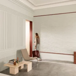 Panneau mural design fragmenté - - L200xp1.6xH25cm - W216-Orac Decor Best