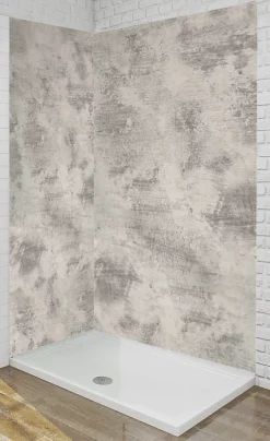 Ma nouvelle décoration Panneau Mural Douche salle de bain CIMENT Brut 90 cm x 210 cm Ma Nouvelle Déco