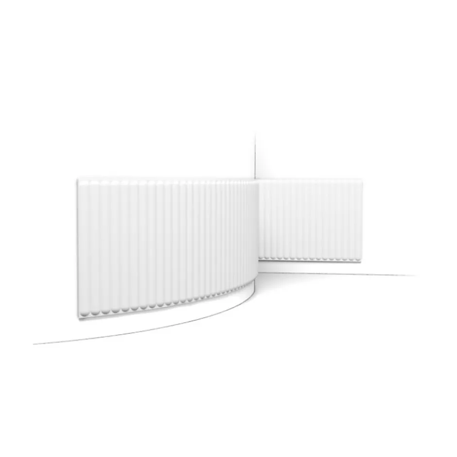 Panneau mural flexible effet lambris - - L200xp1.5xH40cm - Carton complet 5 panneaux - W214F-Orac Decor Clearance