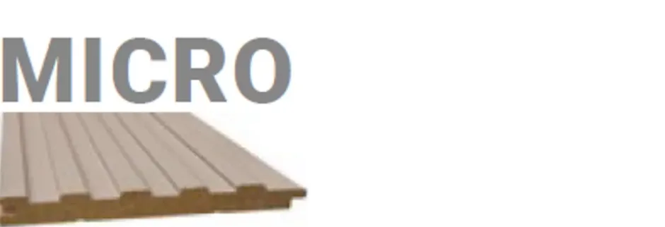 Panneau mural MDF massif MICRO WAVY Blanc satiné 2760x495x12 mm-Hardwarexchange Hot