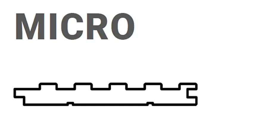 Panneau mural MDF massif MICRO WAVY Blanc satiné 2760x495x12 mm-Hardwarexchange Hot