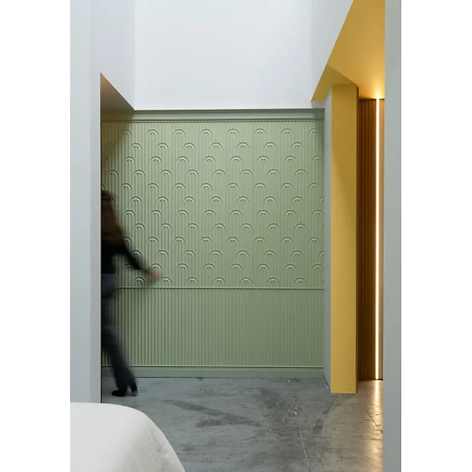 Panneau mural motif Art Déco - - L200xp1.2xH25cm - Carton 8 panneaux - W212-Orac Decor New