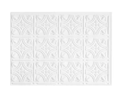Innovera Decor Panneau mural PVC 3D Empire blanc 47 x 61,7 cm