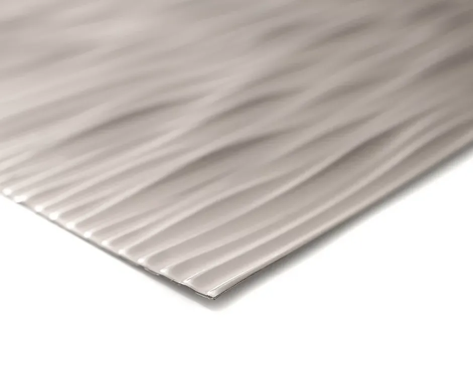 Panneau mural PVC 3D Wilderness argent 47 x 61,7 cm-Innovera Decor Best