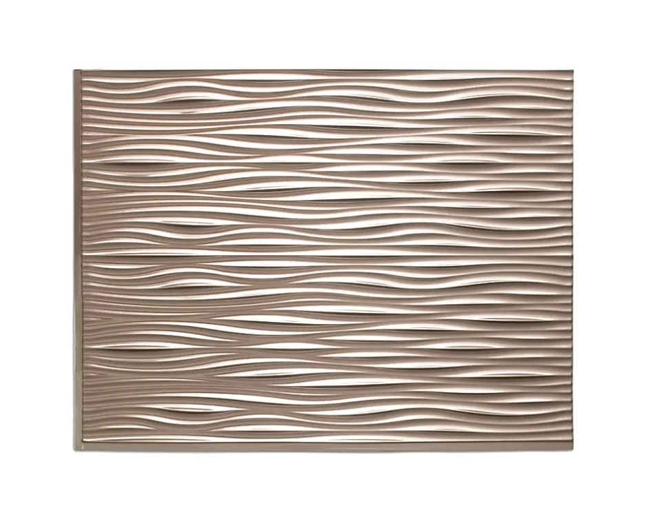 Panneau mural PVC 3D Wilderness argent 47 x 61,7 cm-Innovera Decor Best