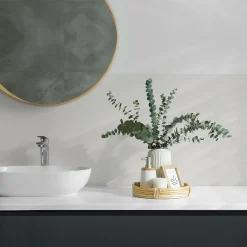 Wallfluent Panneau Mural PVC 120x60 cm Couleur Grise 1 pièce