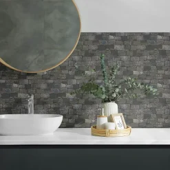 Wallfluent Panneau Mural PVC 120x60 cm Motif Floral Végétal 1 pièce