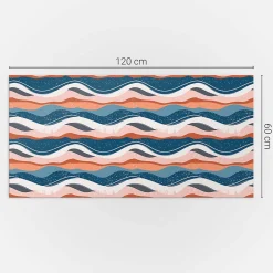 Panneau Mural PVC 120x60 cm Motif Géométrique En Losange 1 pièce-Wallfluent New