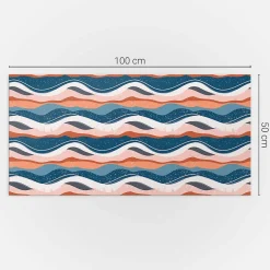 Wallfluent Panneau Mural PVC 100x50 cm Motif Géométrique En Losange 1 pièce