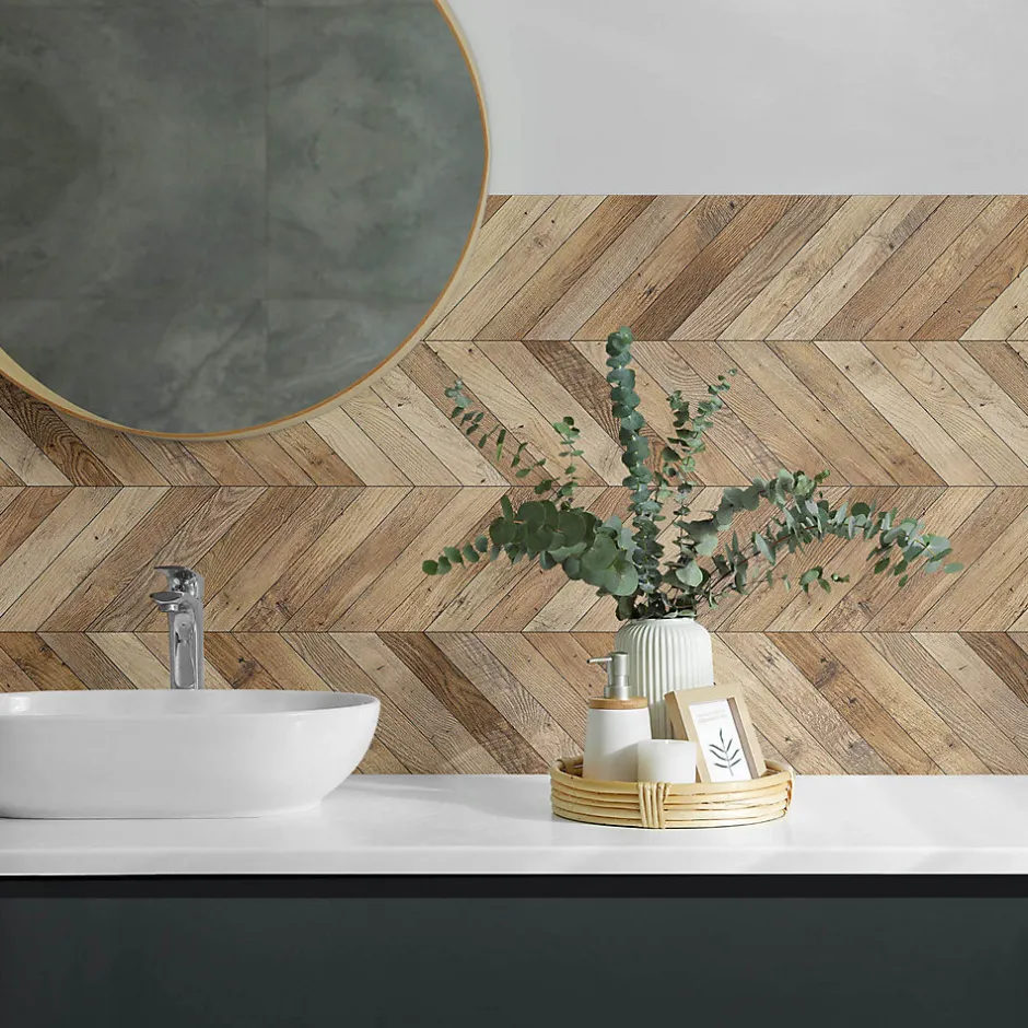 Panneau Mural PVC 120x60 cm Motif Floral En Arrière-Plan 1 pièce-Wallfluent