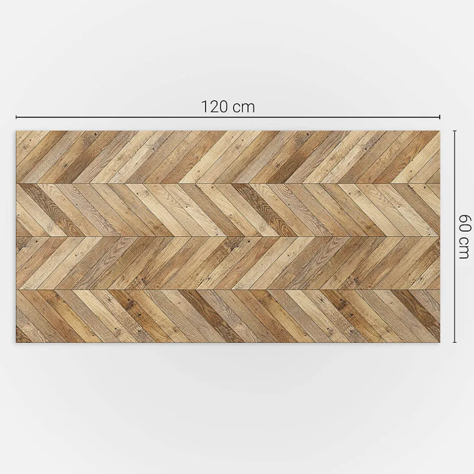 Panneau Mural PVC 120x60 cm Motif Floral En Arrière-Plan 1 pièce-Wallfluent