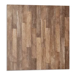 Wallfluent Panneau Mural PVC 50x50 cm Motif De Plancher 4 pièces