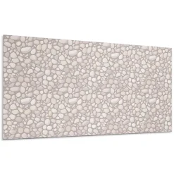 Panneau Mural TV 100x50 cm Texture De Mur En Pierre 1 pièce-Wallfluent New