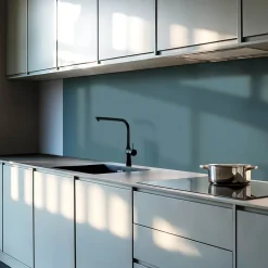 Wallfluent Panneau Mural TV 120x60 cm Motif Floral En Carreaux 1 pièce