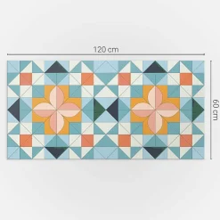 Panneau Mural TV 120x60 cm Géométrie Des Formes 1 pièce-Wallfluent Discount