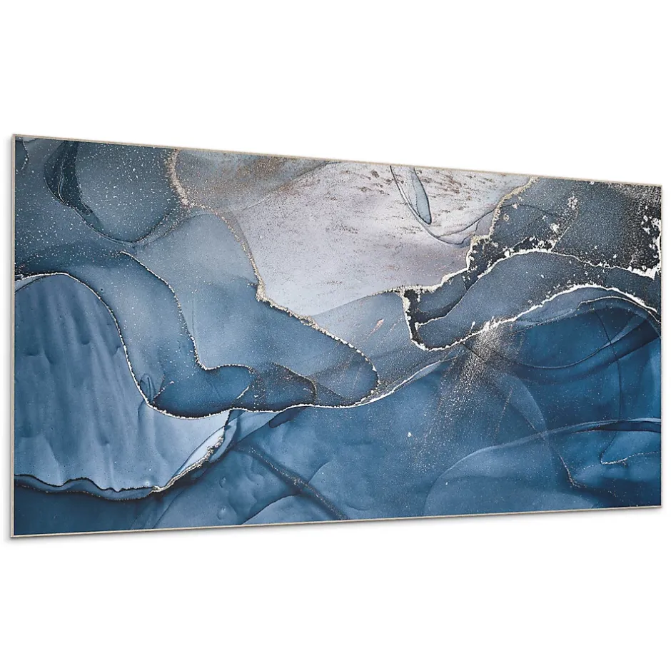 Panneau Mural TV 100x50 cm Motif Floral Avec Des Oiseaux 1 pièce-Wallfluent Best