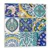 Panneau Mural TV 50x50 cm Motifs Céramiques En Mosaïque 4 pièces-Wallfluent Sale