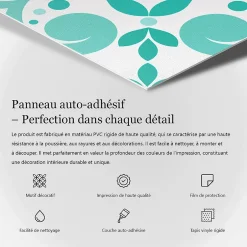 Panneau Mural TV 100x50 cm Un Mur Dense De Feuilles 1 pièce-Wallfluent Discount