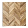 Panneau Mural 50x50 cm Motif En Chevrons Pour Le Bois 4 pièces-Wallfluent Online