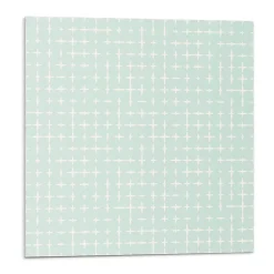 Wallfluent Panneau Mural 50x50 cm Géométrie Des Lignes Et Des Croix 4 pièces