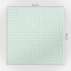 Wallfluent Panneau Mural 50x50 cm Géométrie Des Lignes Et Des Croix 4 pièces