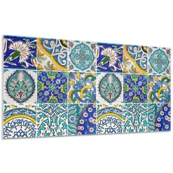 Wallfluent Panneau Mural 120x60 cm Mosaïque De Pierre Veinée 1 pièce