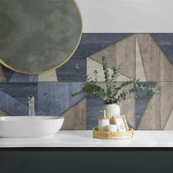 Panneau Mural 120x60 cm Motif À Chevrons 1 pièce-Wallfluent Online