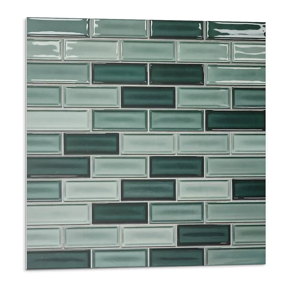 Panneau Mural 50x50 cm Mosaïque Rectangulaire Dans Les Tons 4 pièces-Wallfluent Sale