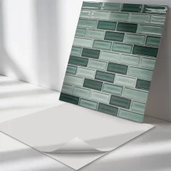 Panneau Mural 50x50 cm Mosaïque Rectangulaire Dans Les Tons 4 pièces-Wallfluent Sale