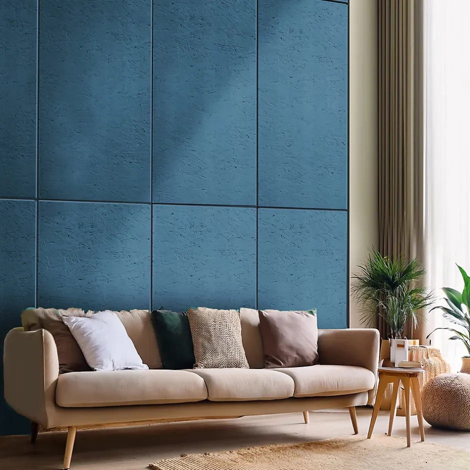 Panneau Ninna OSB-3 bleu 122 x 60 x 1,5 cm-Foge Discount